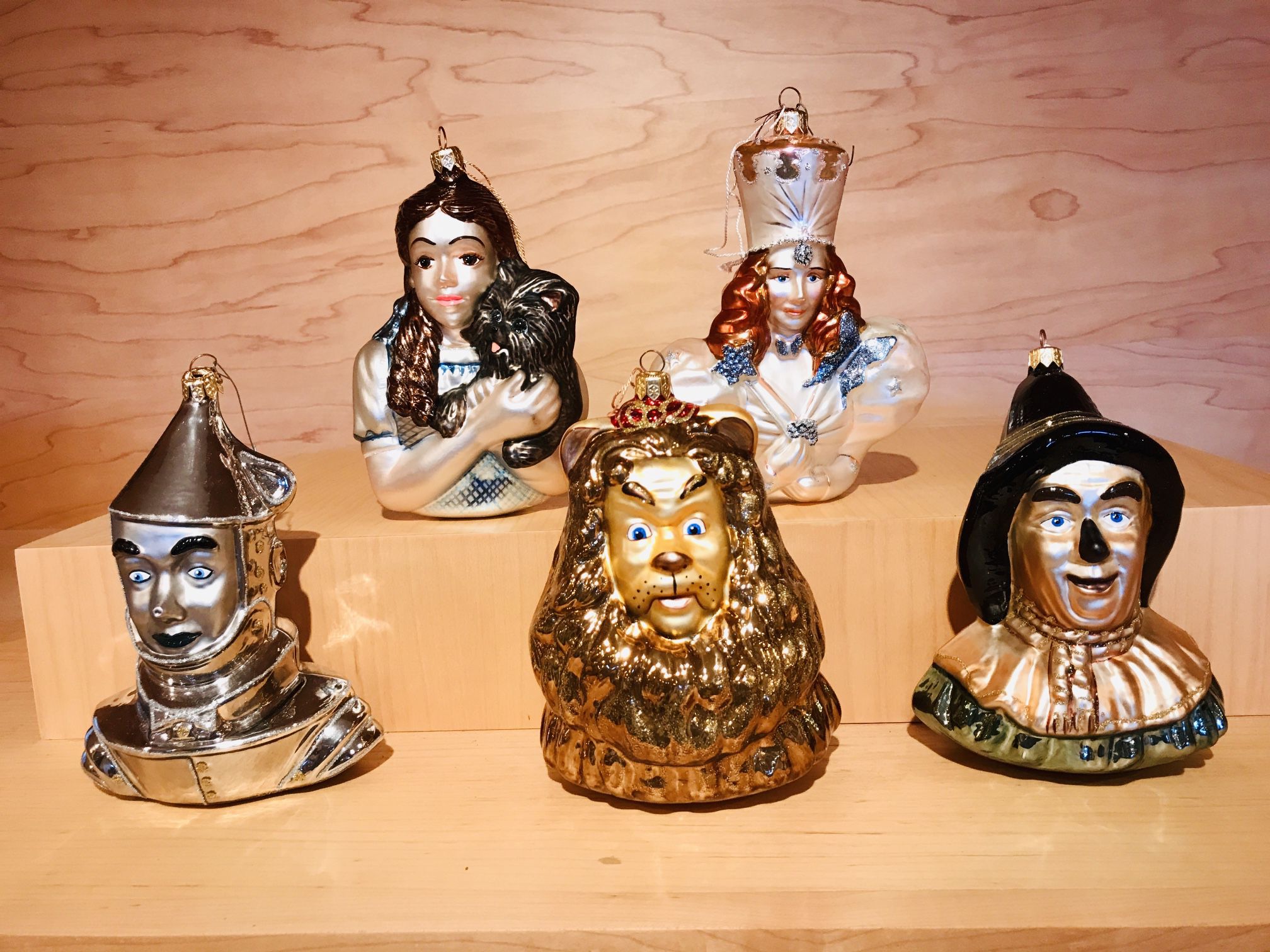 Wizard of Oz Christmas ornaments