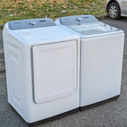 SAMSUNG XL Capacity 5.0 cuft washer and 7.4 cuft Electric Dryer. Works Perfect. 30 Days warranty