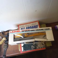 Lionel Union Pacific 6 Wheel Crane Car