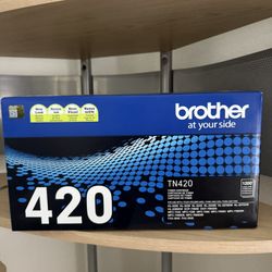 ✅ Genuine Brother TN‑420 Toner Cartridge (1,200 Pages) – Sealed Box