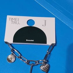 Silvertone Initial "J" Charm Bracelet
$5 (One Available)