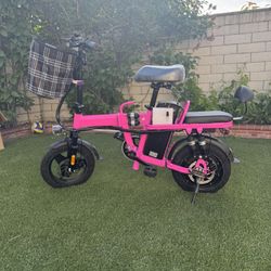 Folding electric bicycle