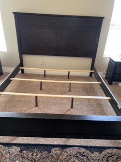 King size bed frame