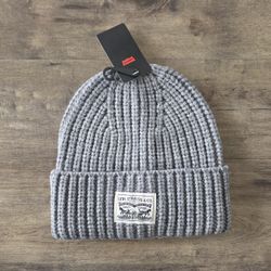 Levi's Chunky Rib Knit Beanie Men's OSFM NWT 