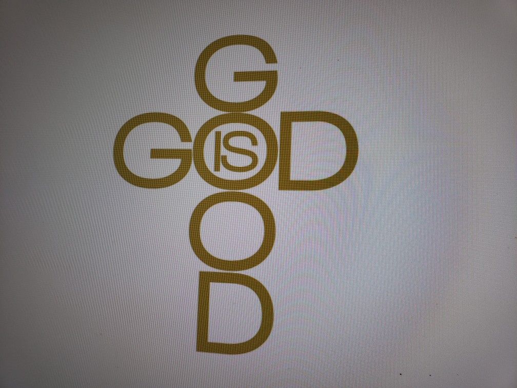 God Is Good Vinyl Sticker Decal