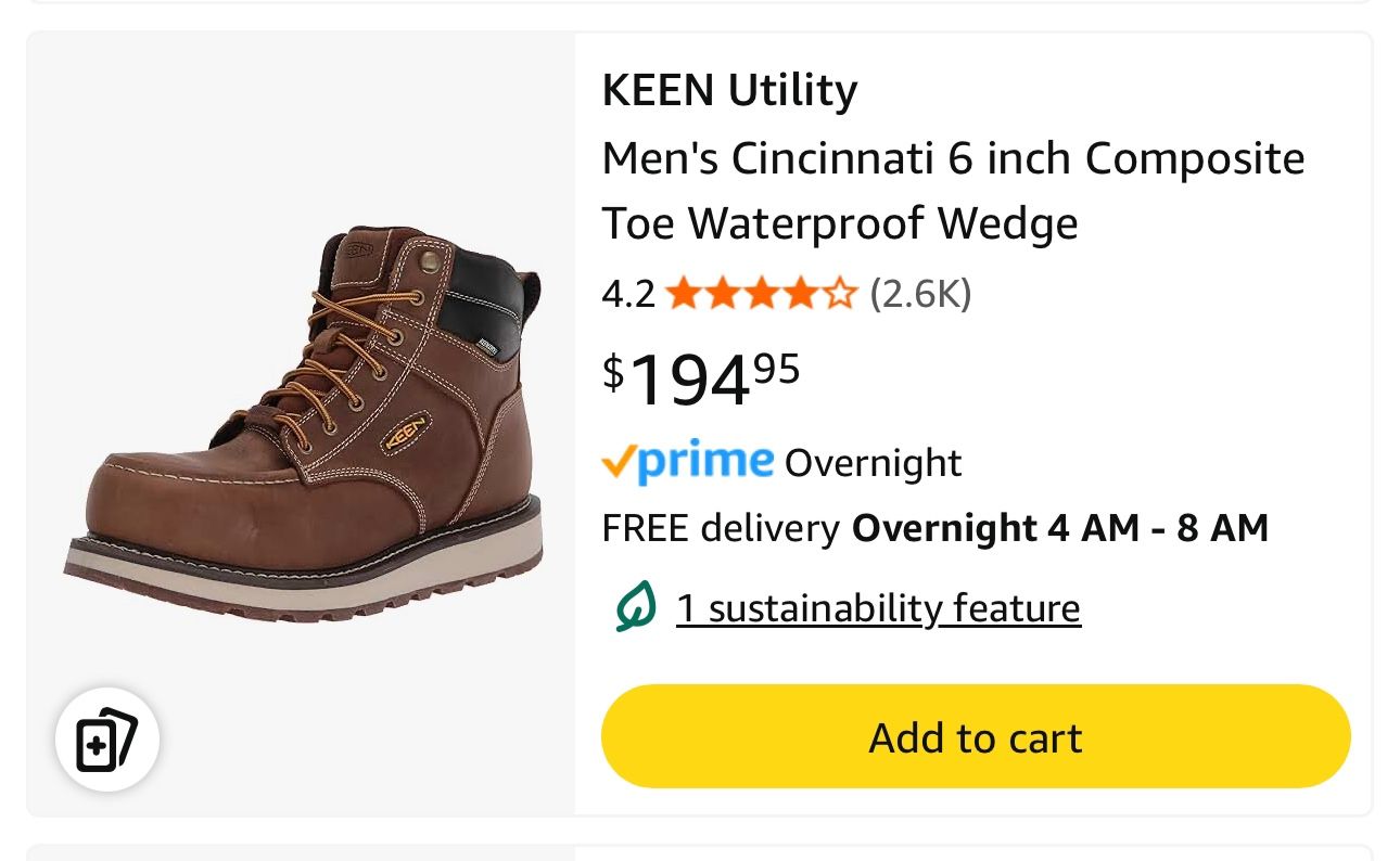 Keen Carbon Fiber Toe Boots