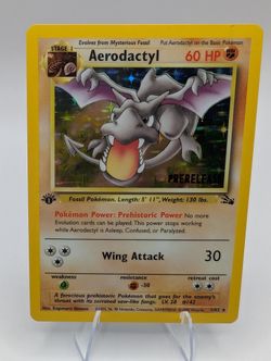 1st Edition Aerodactyl Prerelease" Mint'