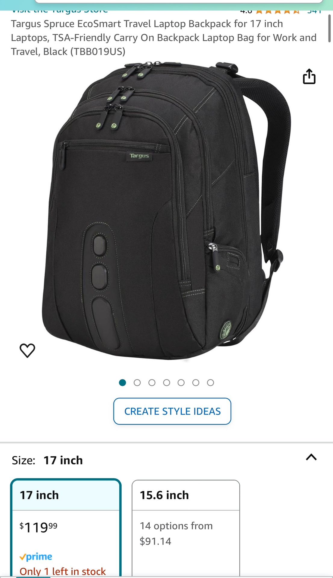 Brand New Targus Laptop Backpack 