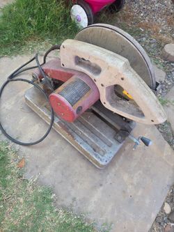 Old harbor freight chop saw