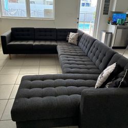 Gray Sectional Sofa