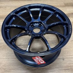 Volk ZE40 19x9.5 +22/19x10.5 +35 5x112 Mag Blue (Staggered, Set of 4) GR Supra