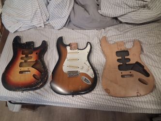 3  Fender Strat Bodies....