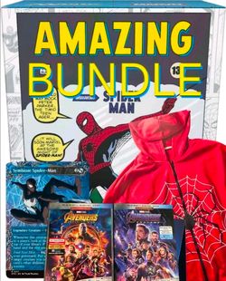 MTG Spider-Man Gift Bundle / Spider-Man Scene: SUPER BUNDLE x14 Booster Hoodie M