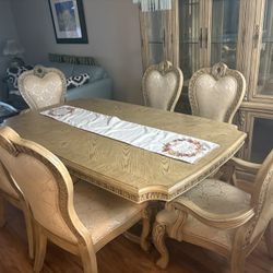 7 Piece Dinning Set China Cabinet 