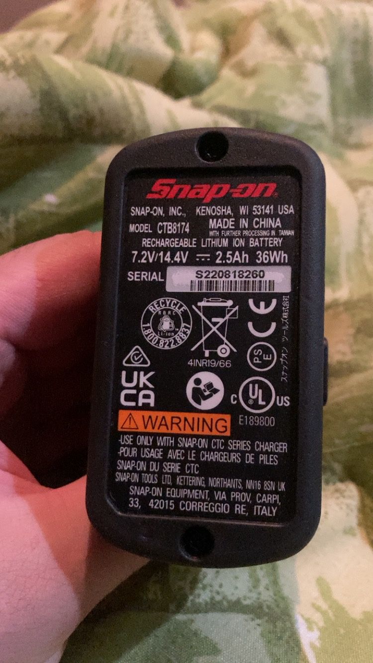 Snap-On Charger, CTB8174