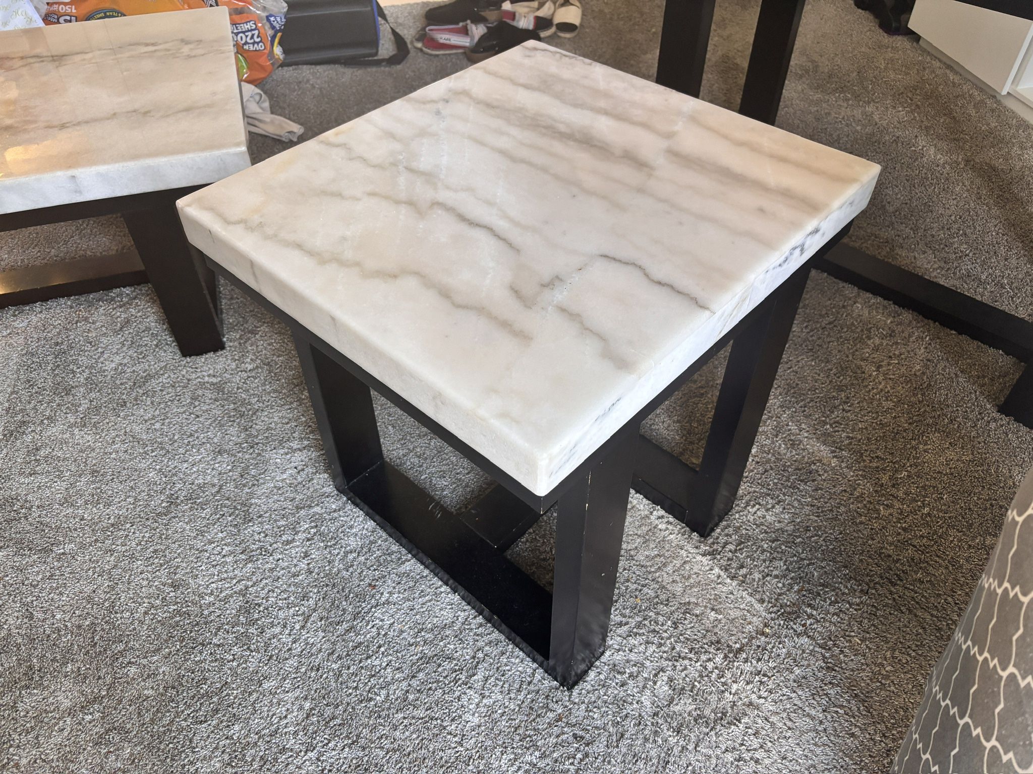 2 Side Ceramic Tables