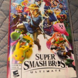 Nintendo switch game super smash bros
