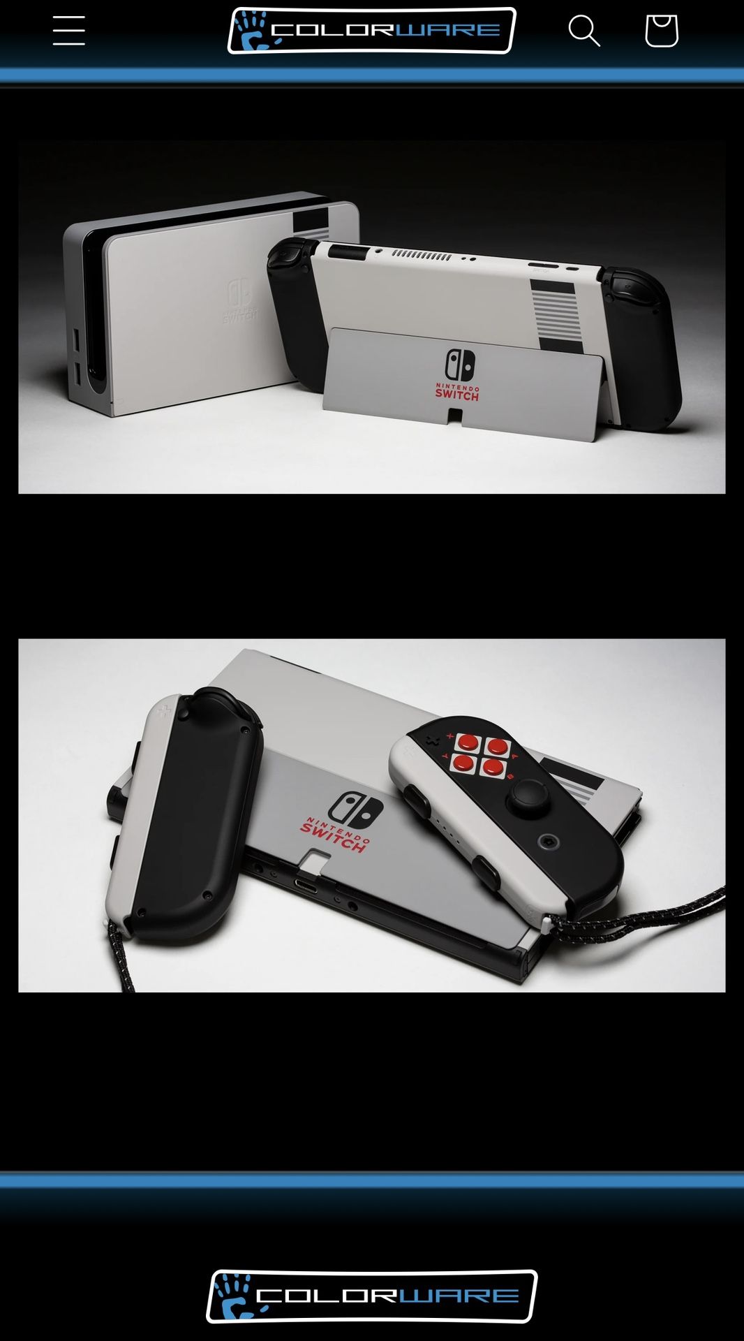 Nintendo Switch OLED ColorWare 8-Bit Edition