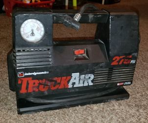 PORTABLE INTERDYNAMICS HEAVY DUTY TRUCK TIRE AIR 275 PSI AIR COMPRESSOR