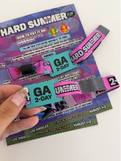 Sunday hard summer tickets