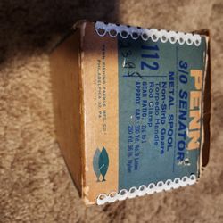 Penn 3/0 Senator Bait casting reel.