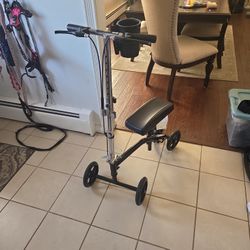 Knee Scooter Normal Wear.  Works Perfectly