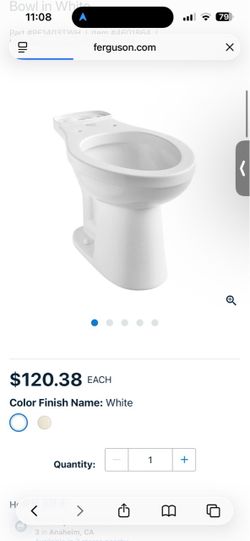 Complete Pro Flo elongated toilet