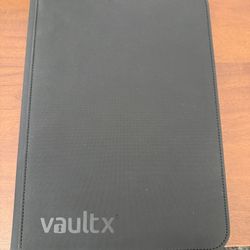 Vaultx 9 Pocket Zippered Binder Black