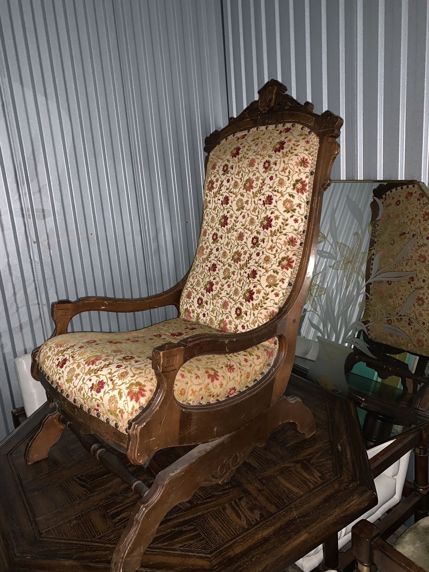 Antique Victorian Adult Rocking Chair