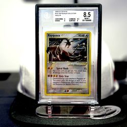 Rayquaza Gold Star BGS 8.5 EU Print