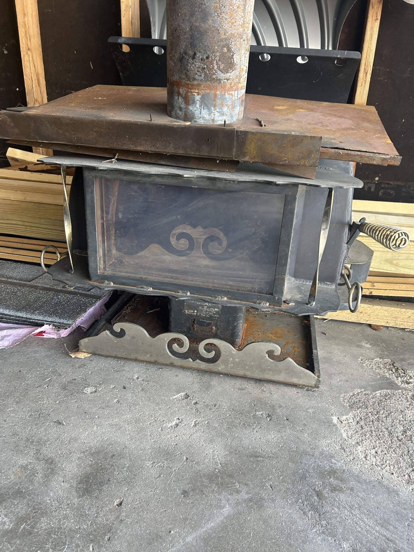 Antique fireplace