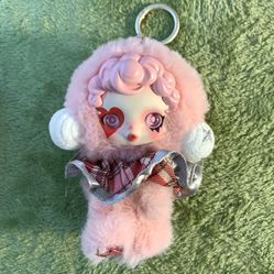 SKULLPANDA POP MART Winter Symphony Series, Plush Doll Keychain, "Rhapsody" 