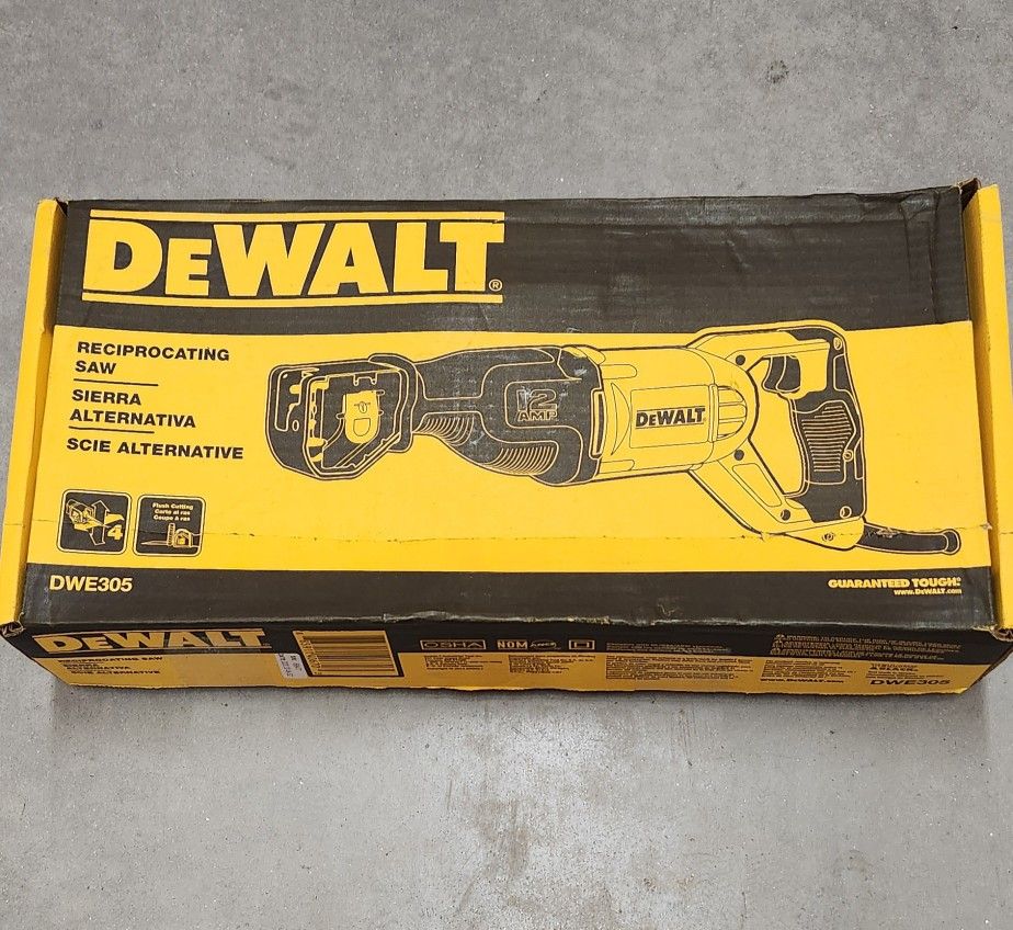 Dewalt Reciprocrating Saw DWE305