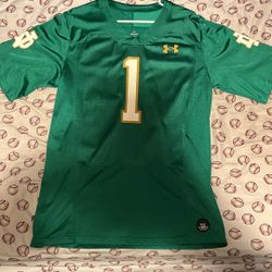 Notre Dame Football Green Jersey