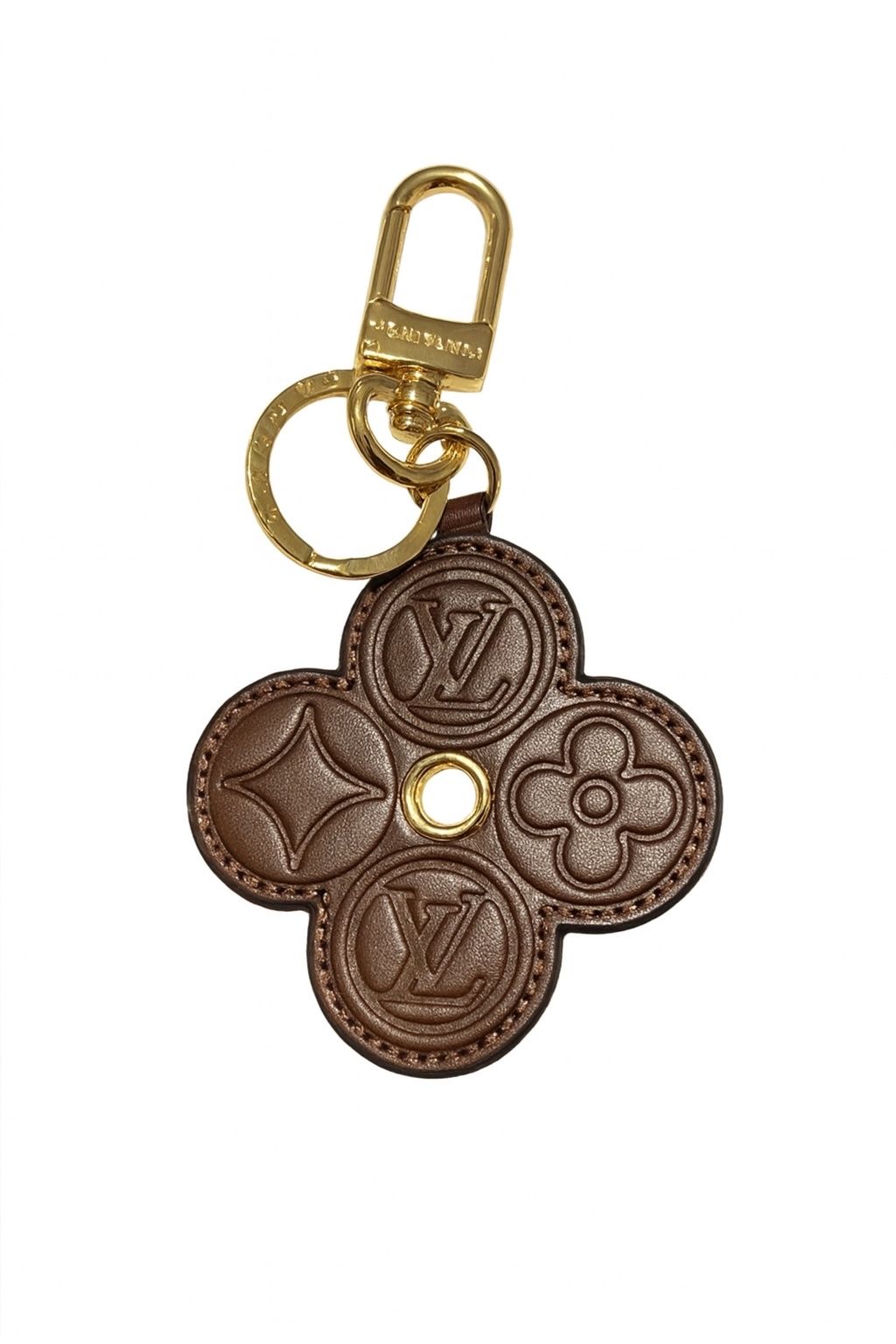 Brown LV Keychain