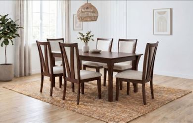Dining Set 7pcs Color cherry