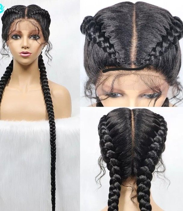 Braiding 2 Conrows Wig 