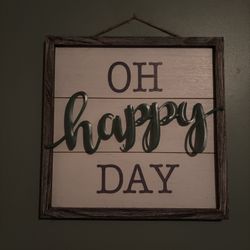 Oh Happy Day Wall Hanging