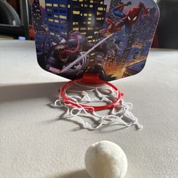 SPIDER-MAN KIDS BASKETBALL HOOP $4 