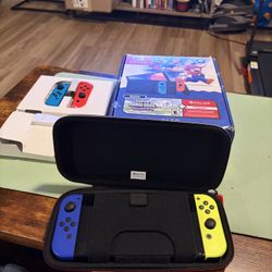 Nintendo Switch Oled & 9 Games