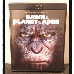 'Dawn Of The Planet Of The Apes'  2-Disc - Blu-Ray 3D & Blu-Ray Edition