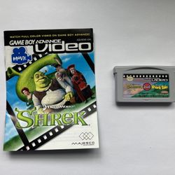 Nintendo Game Boy Advance Shrek and Sharktale Video