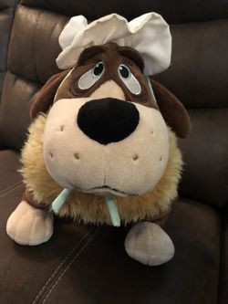 Disney Store Authentic NANA 13.5" Plush Medium Dog Stuffed Bonnet Peter Pan