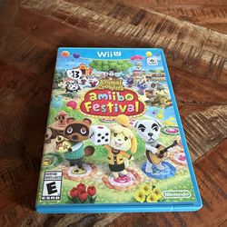 Nintendo Wii U Animal Crossing Amiibo Festival Game 