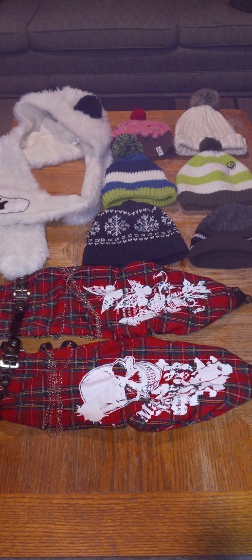 Assorted Name Brand Winter Hats, Gloves & Leg Warmers