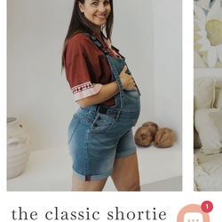 Mumsie Shorts Baby Carrier Overalls