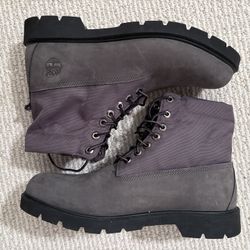 Men’s size 12 Timberland Charcoal Lace-Up Boots