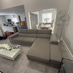 Gray Couch Sectional