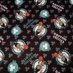 Boston Celtics Basketball Pattern Fabric/tela Deportes Baloncesto