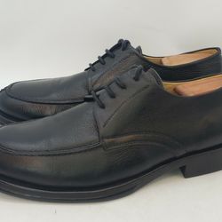 Sandro Moscoloni 3060 Vineyard Dress Shoes Men’s Black Leather Oxfords Size 12 D